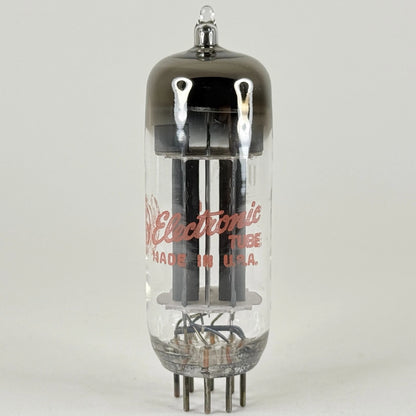 (1) Tested GE 6CG7 Tube with Box Red Letters Date Code 63-13 6CG7 Twin Triode