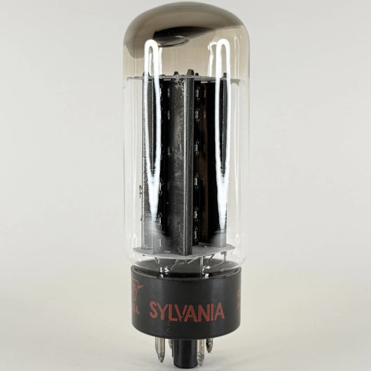 (1) Tested Balanced Sylvania 5U4GB Tube Halo Getter Smooth Black Plates de AVH