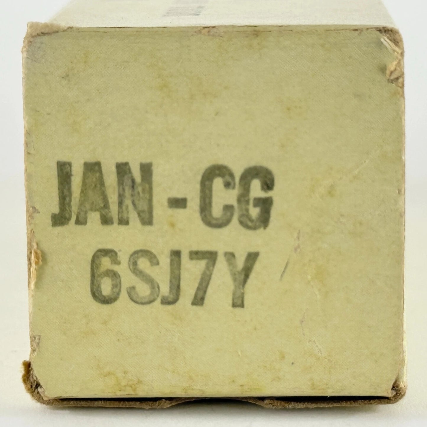 (1) Tested GE JAN CG 6SJ7Y Tube & Box Date Code 66-09 6SJ7 Mil-Spec Pentode (a)