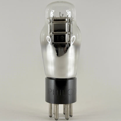(1) Tested Philco Type 19 Tube Engraved Base Date Code S5 Double Triode 19 Tube