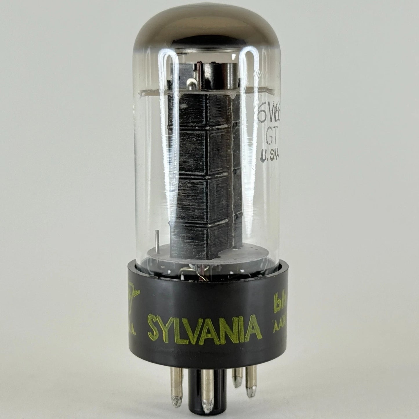 (1) Tested Sylvania 6W6GT Tube with Box Date Code Bh AAX Sylvania 6W6 GT Tube