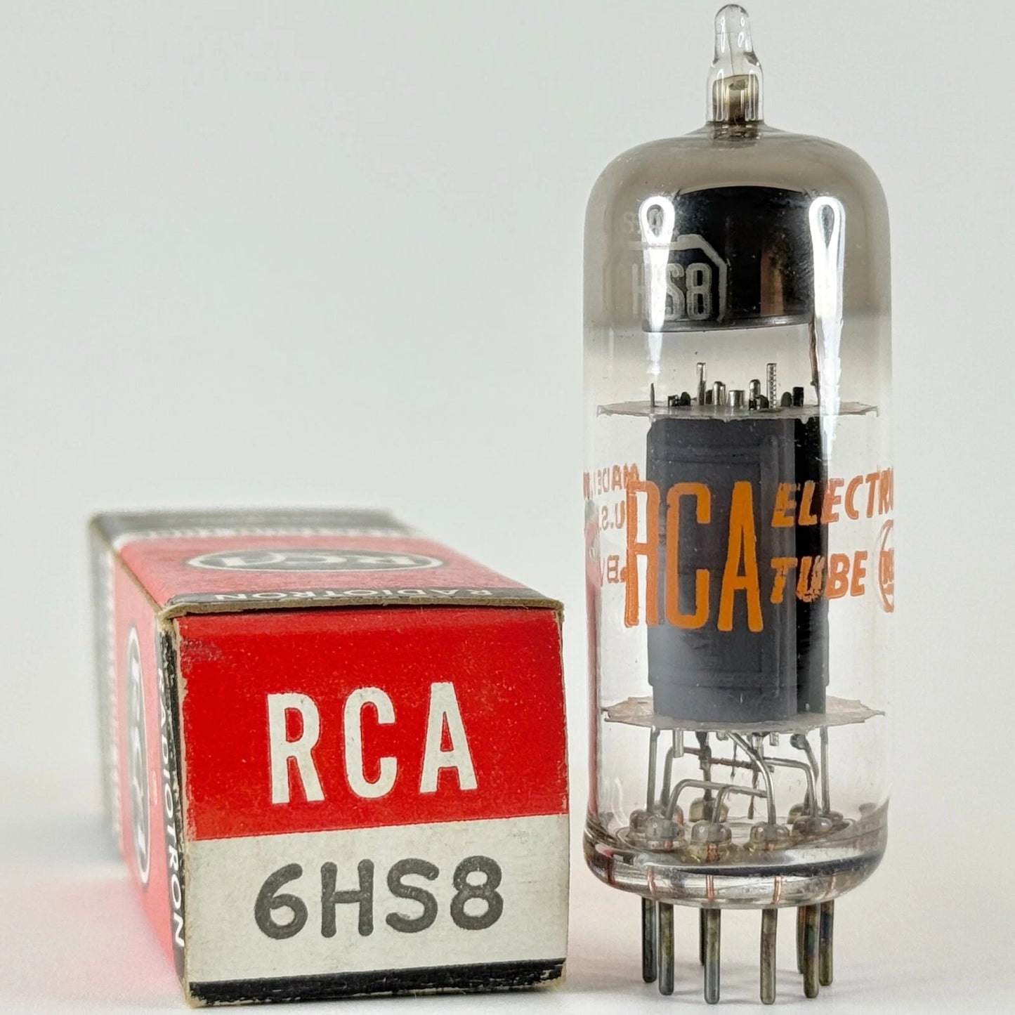 (1) Tested RCA 6HS8 Tube with Box Date Code BV Sharp Cutoff Twin Pentode Tube