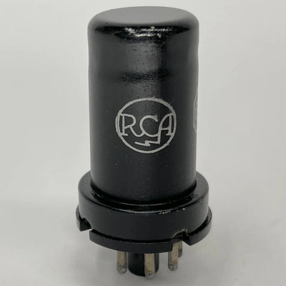 (1) Tested RCA 6C5 Tube Date Code K3 Medium Mu Triode Black Metal Tube