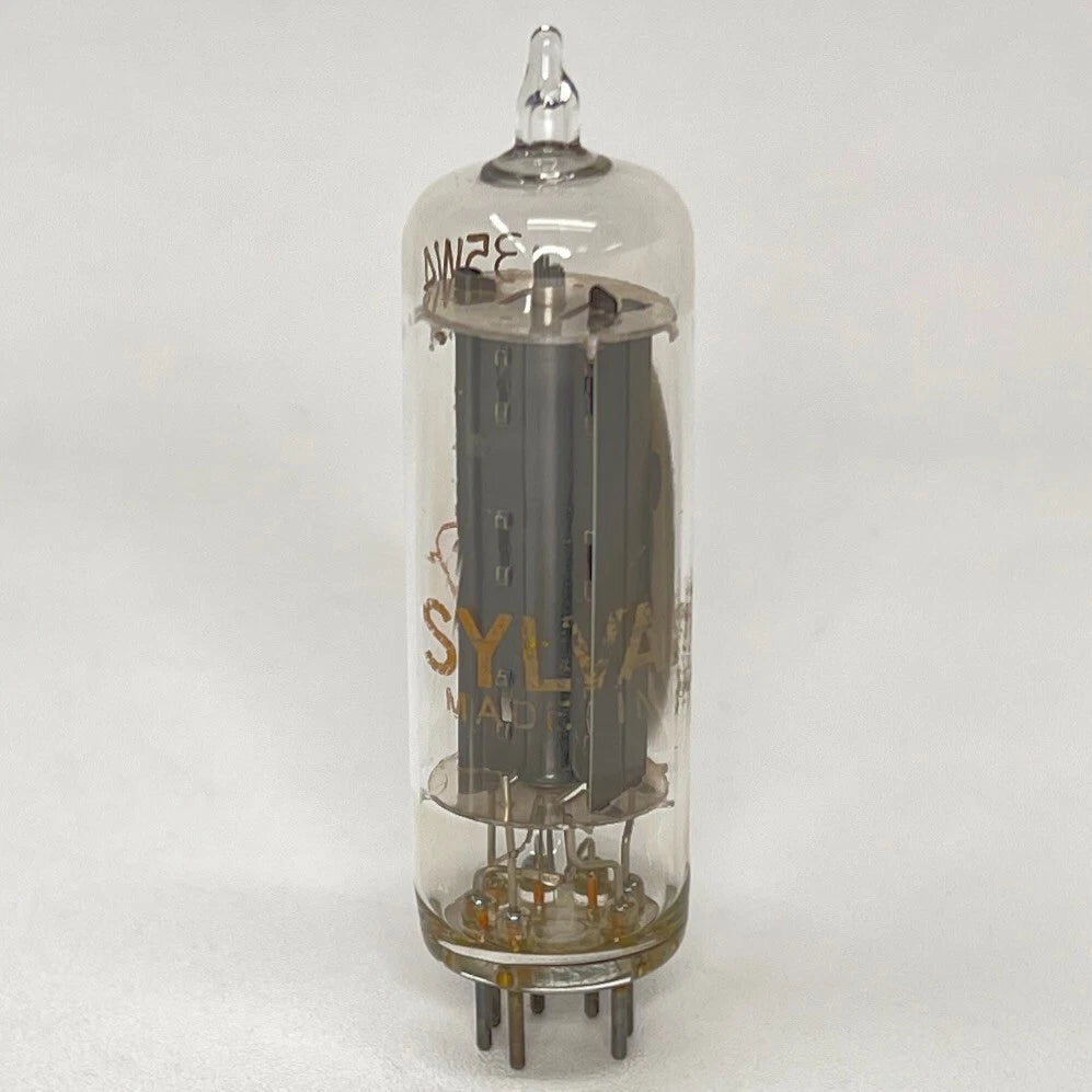 (1) Tested Sylvania 35W4 Tube Date Code la BDL 35W4 Half Wave Vacuum Rectifier