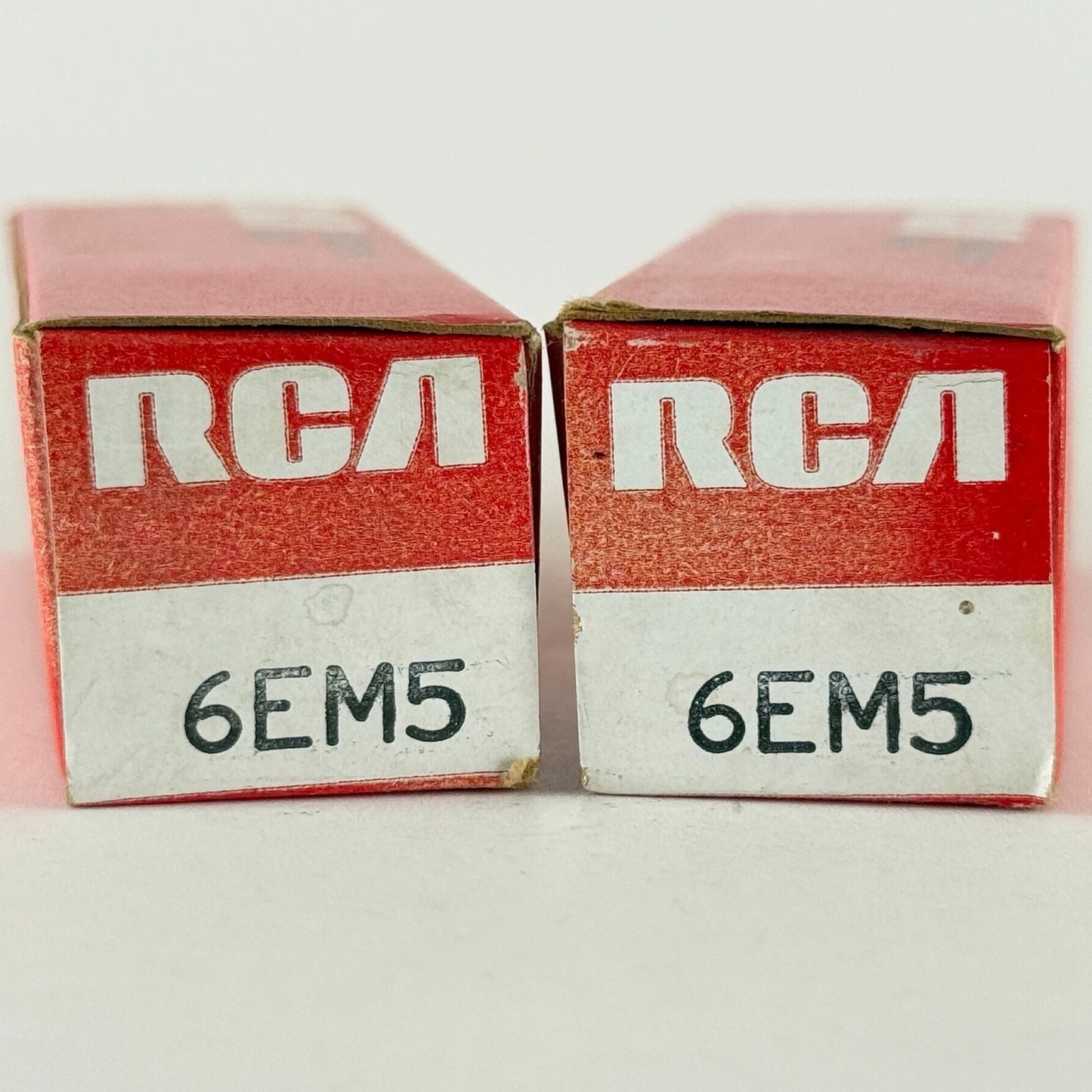 Tested Matched Pair RCA 6EM5 Tubes with Boxes Date Codes FN Beam Power Tubes