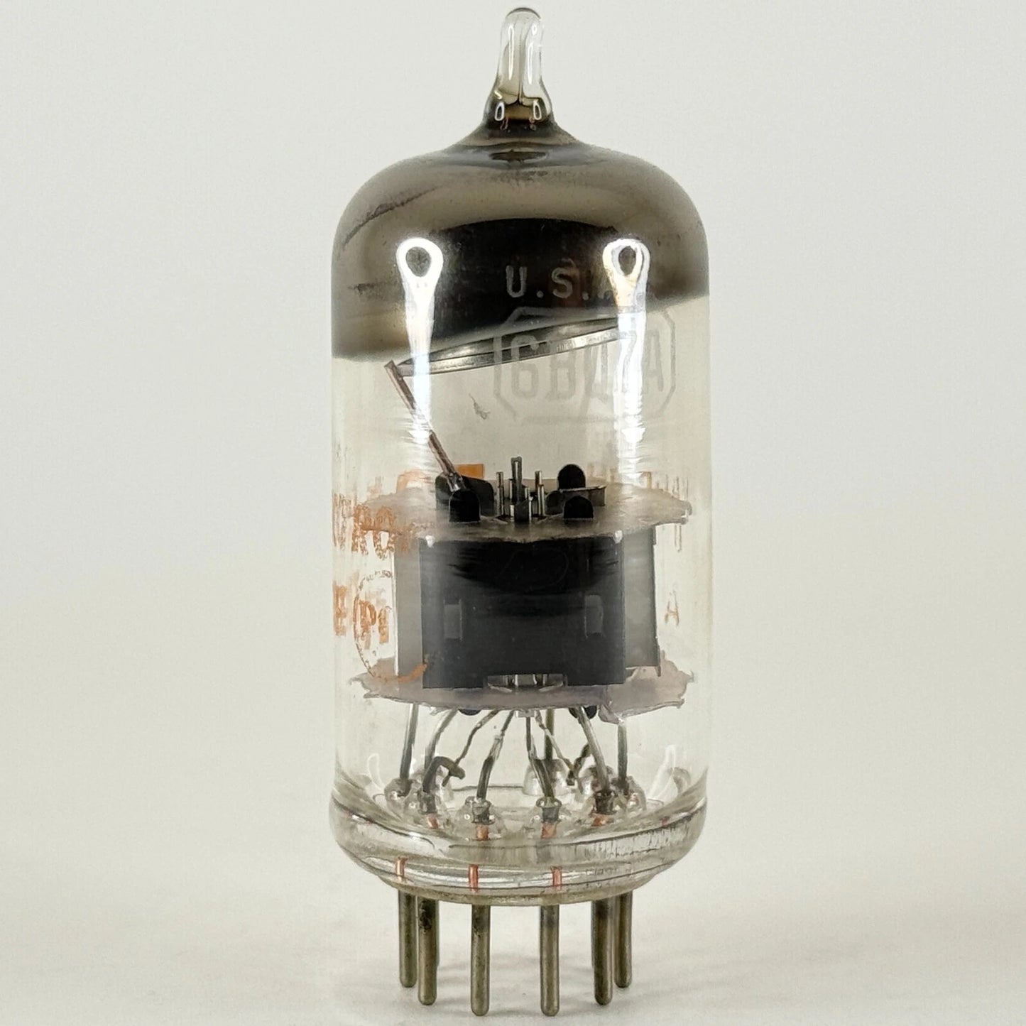 (1) Tested RCA 6BQ7A Tube Date Code AV RCA 6BQ7 A Medium Mu Twin Triode Tube
