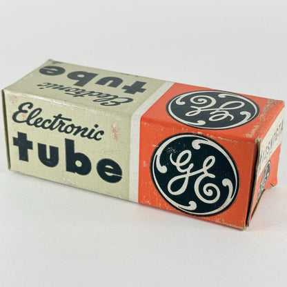 (1) Tested GE 12SN7GTA Tube with Box Gray Plates Date Code 60-48 12SN7 GTA