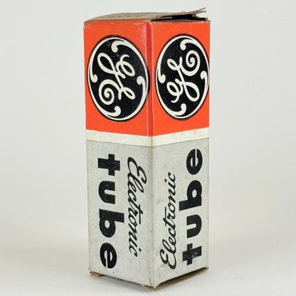 (1) Tested GE 6CG7 Tube with Box Red Letters Date Code 63-13 6CG7 Twin Triode