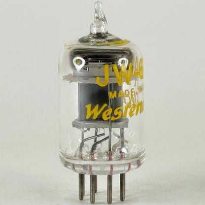 (1) Tested 1950 Western Electric JW 6AK5 Tube Code 013 Black Plates Pentode