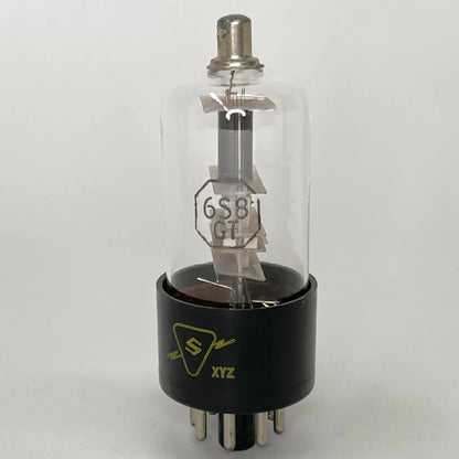 (1) Tested Sylvania 6S8GT Tube with Box Date Code XYZ Sylvania 6S8 GT Tube (b)