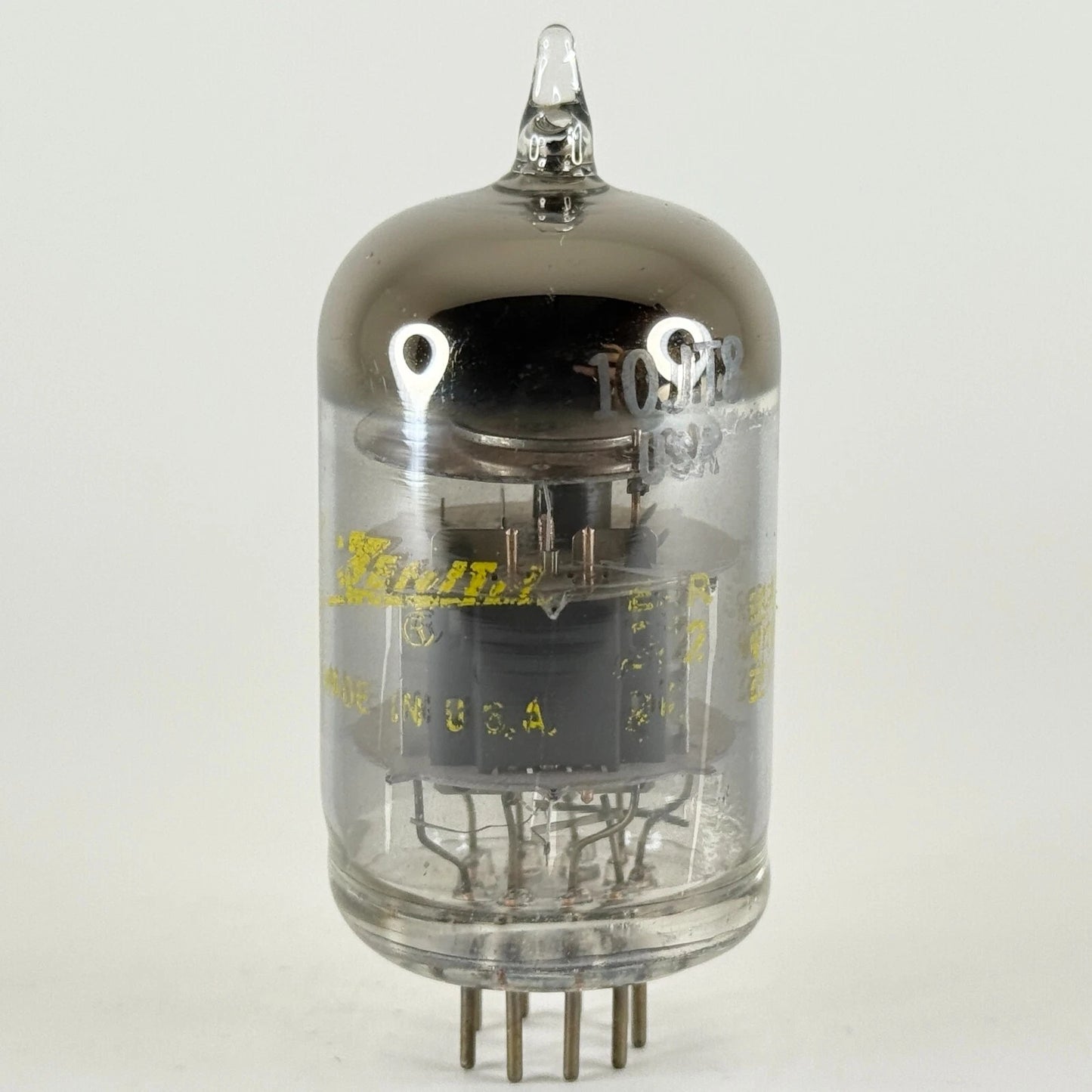 (1) Tested Zenith 10JT8 Tube Noval Base 9 Pin Miniature Triode Pentode Tube