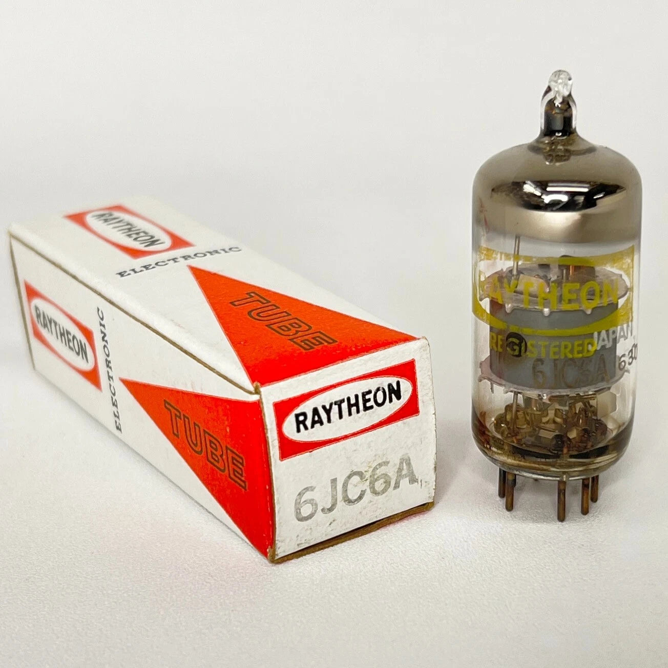 (1) Tested Raytheon Japan 6JC6A Tube with Box Date Code P02 6JC6 A Tube (a)