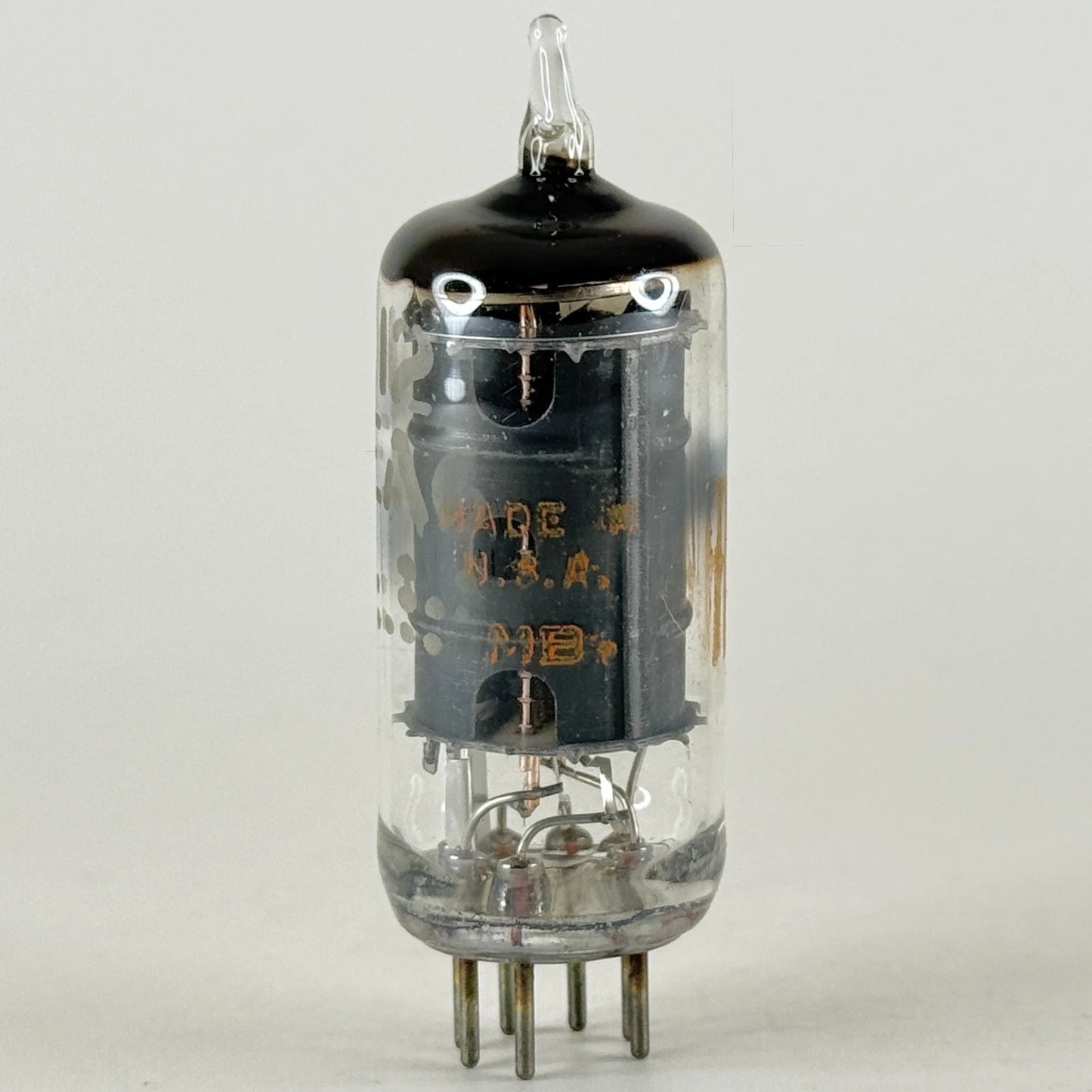 (1) Tested RCA 12EA6 Tube with Box Date Code MB Black Plate Pentode Tube (g)