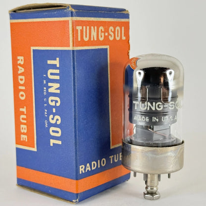 (1) Tested 1958 Tung Sol 14R7 Tube with Box Date Code 826 Twin Diode Pentode (a)