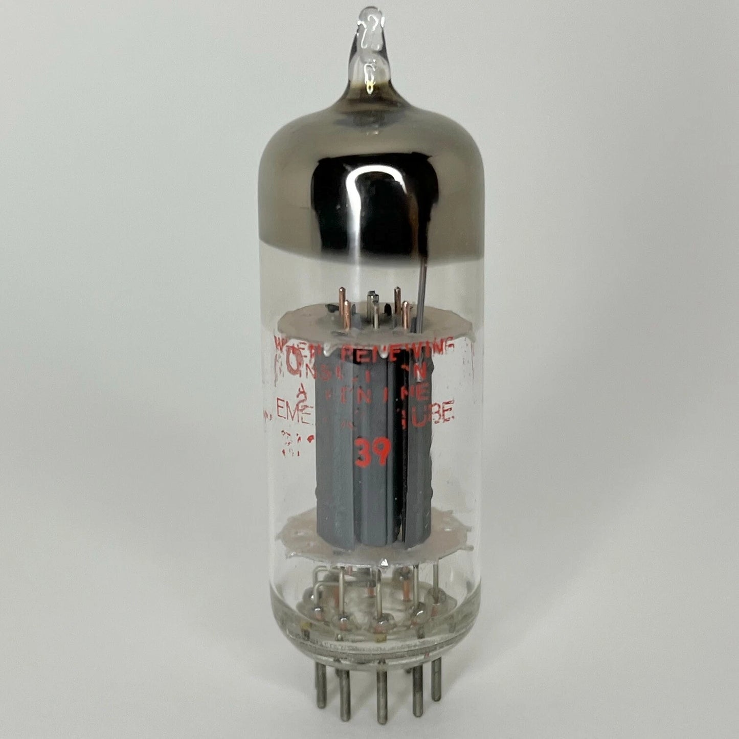 (1) Tested Emerson 6BU8 Tube Date Code 39 Vintage Twin Pentode Vacuum Tube