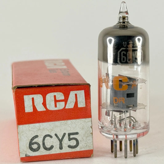 (1) Tested RCA 6CY5 Tube with Box Date Code DR Screen Grid Tetrode Vacuum Tube