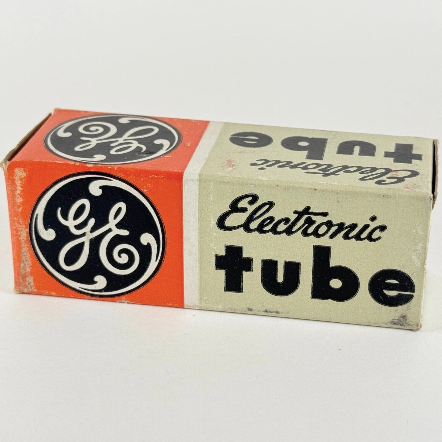 (1) Tested GE 12SN7GTA Tube with Box Gray Plates Date Code 60-48 12SN7 GTA
