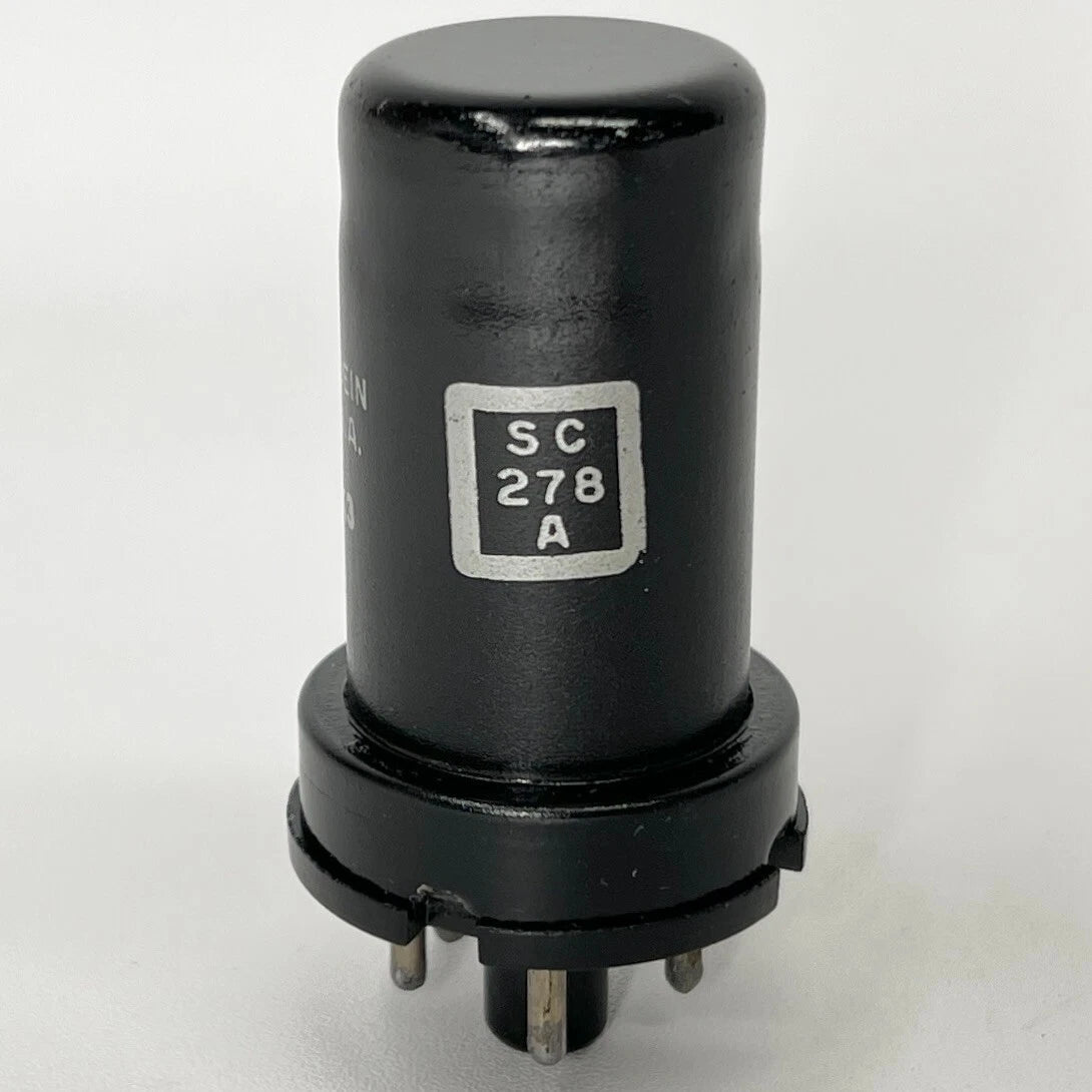 (1) Tested RCA 6C5 Tube Date Code K3 Medium Mu Triode Black Metal Tube