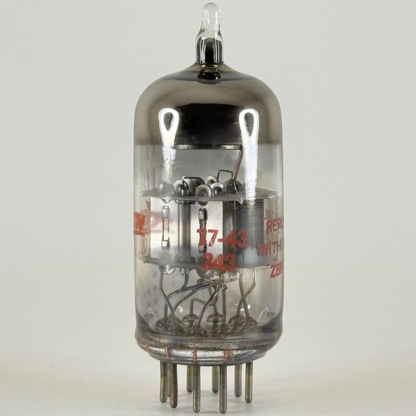 (1) Tested Zenith 6JU8A Tube Date Code 7-43 6JU8 A Quadruple Diode Vacuum Tube