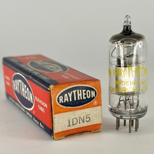 (1) Tested Raytheon 1DN5 Tube with Box Date Code C12 Diode Sharp Cutoff Pentode