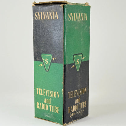 (1) Tested 1949 Sylvania 6K7 Tube with Box Code 9-13 Remote Cut Off Pentode Tube