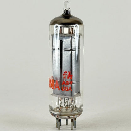 (1) Tested Sylvania 6CU5 with Box Date Code fh ABY Black Plate Power Pentode