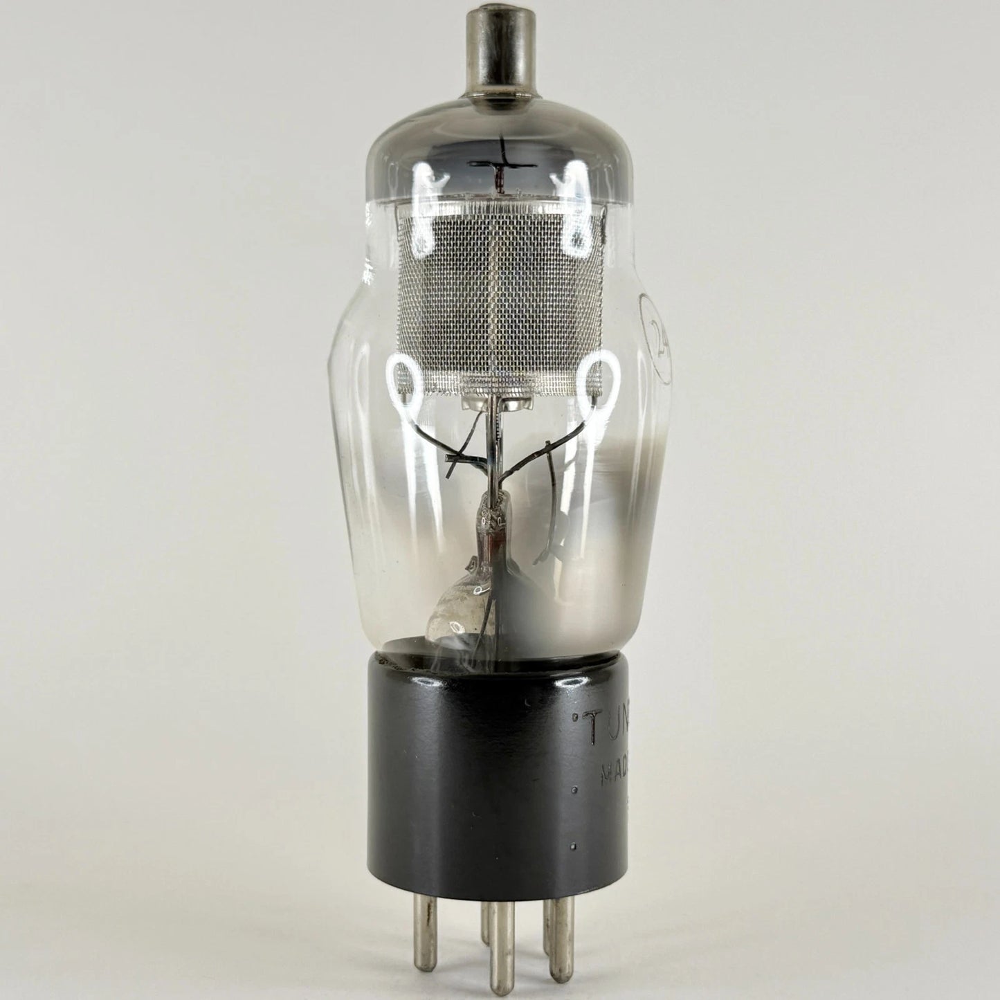 (1) Tested Tung-Sol Type 24 Tube Engraved Base Date Code 7-3 Tetrode Tube