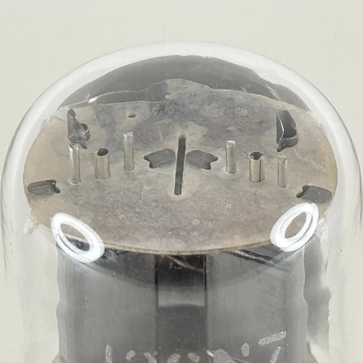 (1) Tested CBS JAN CHY 12SN7GT Tube Black Angled T Plates Code 5843 12SN7 GT