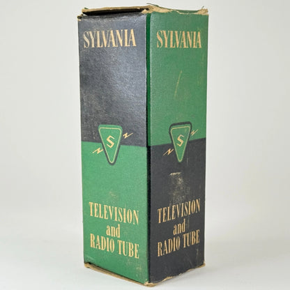 (1) Tested 1949 Sylvania 6K7 Tube with Box Code 9-13 Remote Cut Off Pentode Tube
