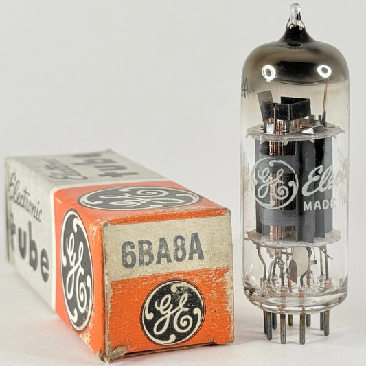 (1) Tested GE 6BA8A Tube Date Code 62-35 Medium Mu Triode Cutoff Pentode 6BA8 A