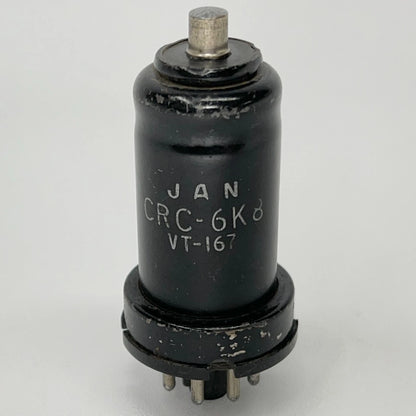 (1) Tested RCA JAN CRC 6K8 VT-167 Tube Date Code 3-04 RCA 6K8 Pentode Tube