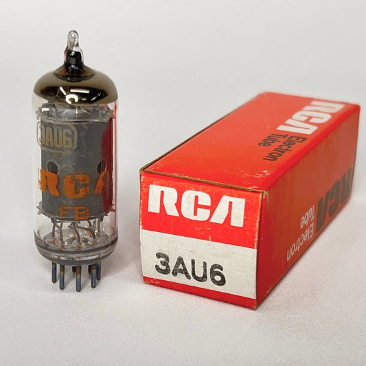 (1) Tested RCA 3AU6 Tube with Box Date Code FB Sharp Cutoff Pentode (b)