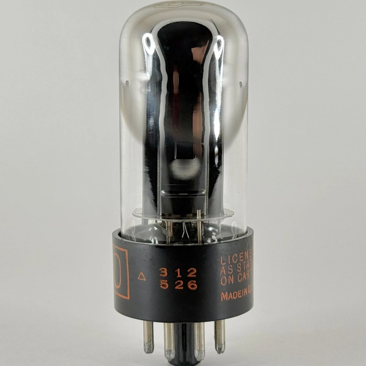 (1) Tested Delco 12V6GT Tube Date Code 526 Sylvania EIA Code Beam Power Tube