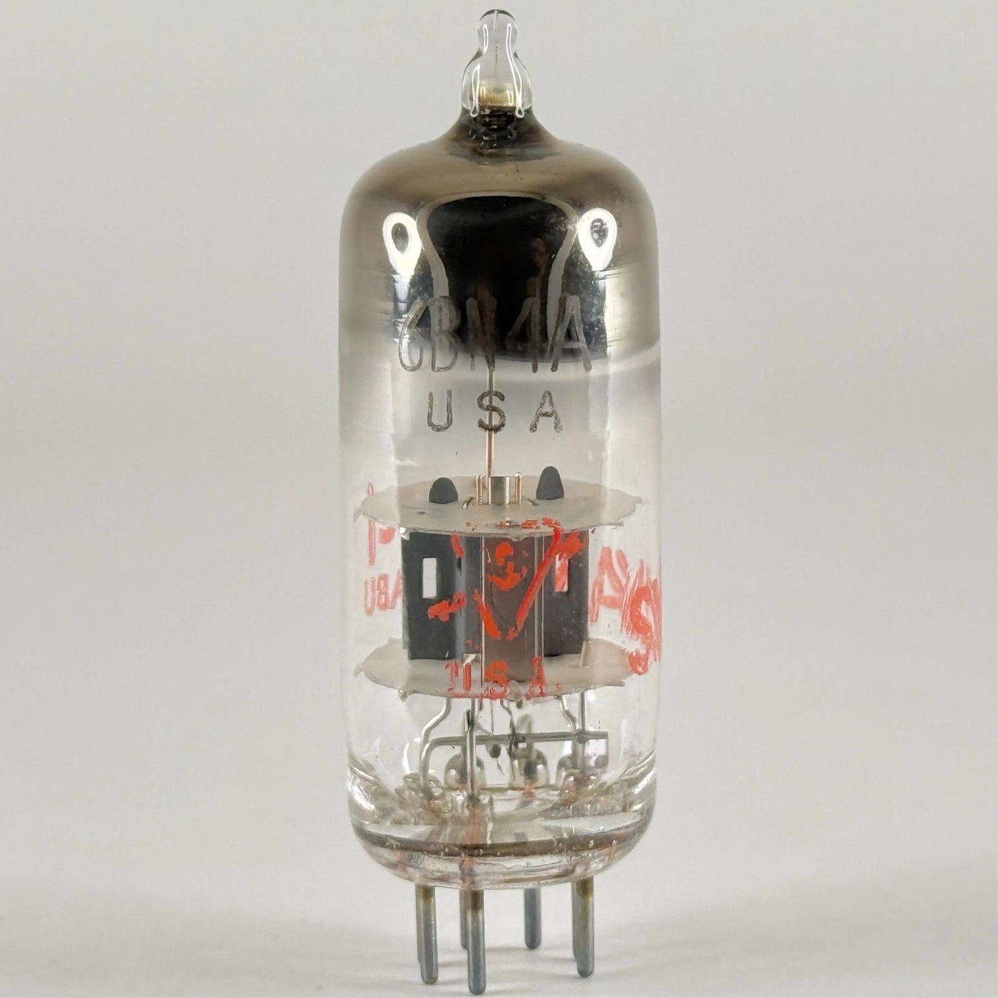 (1) Tested Sylvania 6BN4A Tube Date Code cj ABU Medium Mu Triode 6BN4 A Tube
