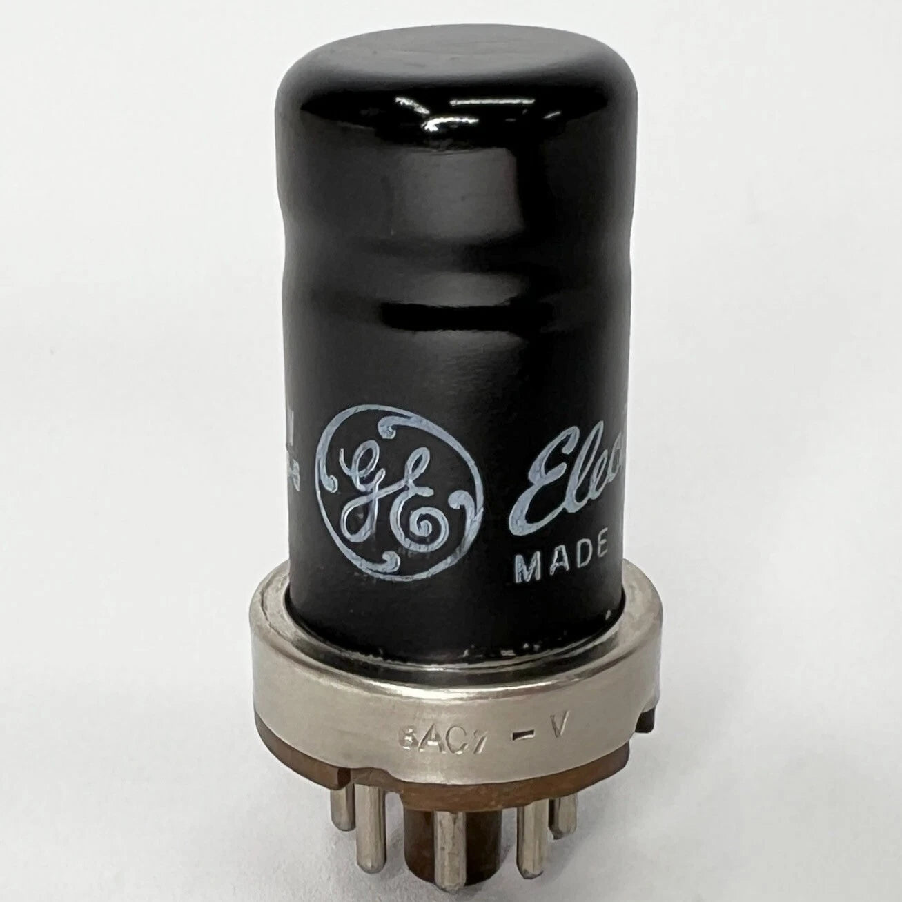 (1) Tested GE 6AC7 Tube Date Code SV Micanol Base General Electric 6AC7 Pentode