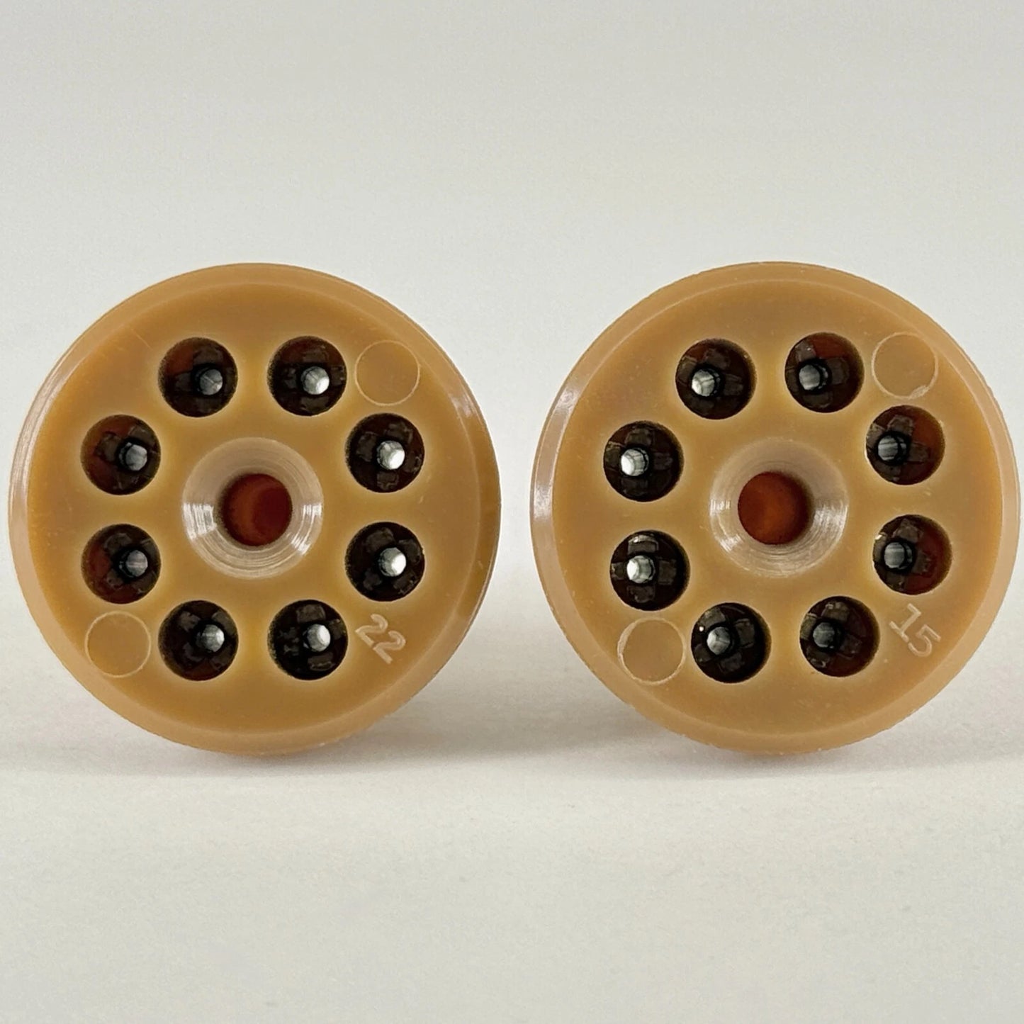 (2) New Octal 8 Pin Male Connector Socket Plugs Speaker Wire Harnesses Tube