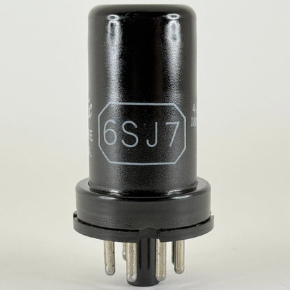 (1) Tested GE 6SJ7 Tube with Box Date Code 4-17 6SJ7 Sharp Cutoff Pentode Tube