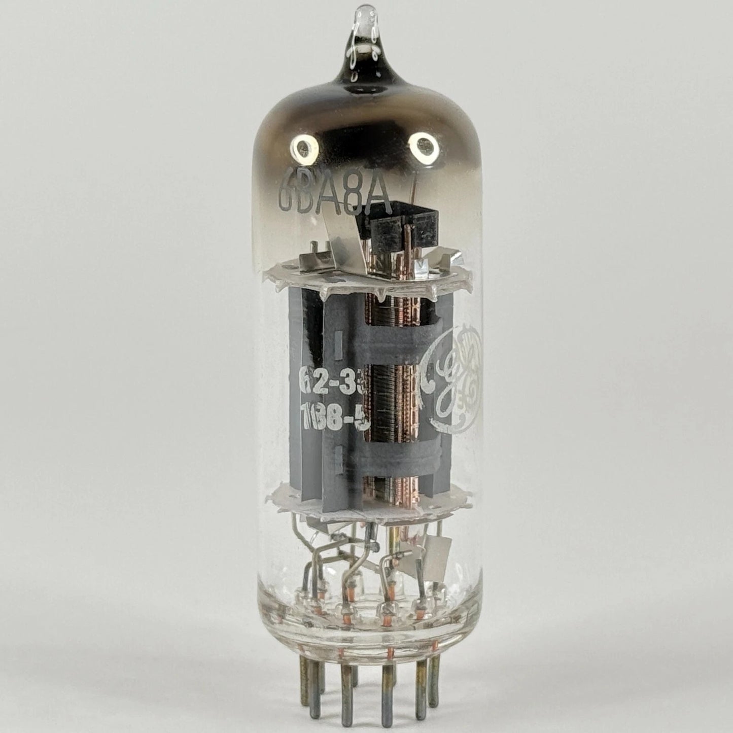 (1) Tested GE 6BA8A Tube Date Code 62-35 Medium Mu Triode Cutoff Pentode 6BA8 A
