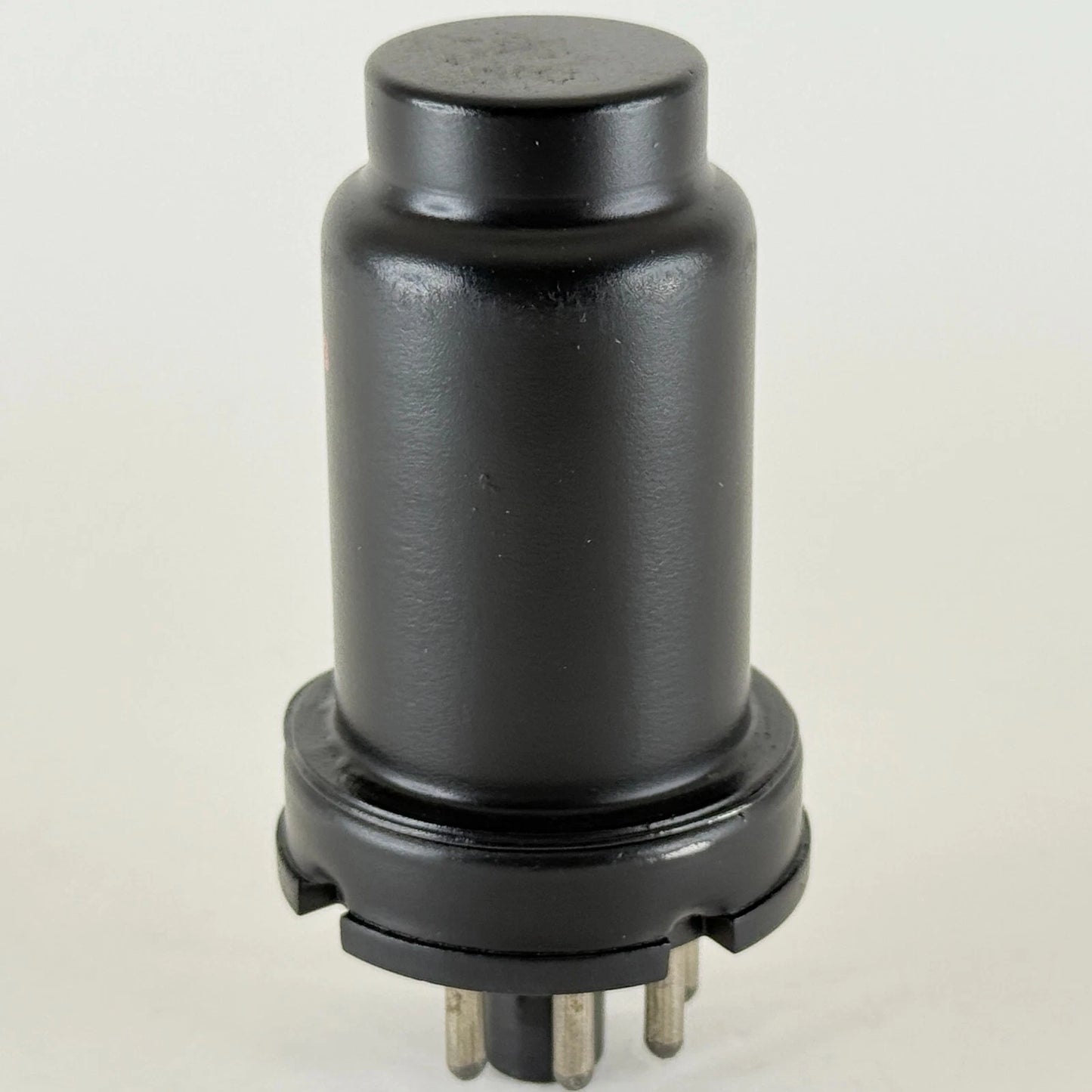 (1) Tested National Electronics 6C5 Tube Medium Mu Triode Black Metal Tube (b)