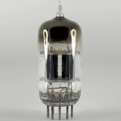 (1) Tested 1956 Tung-Sol 12AY7 Tube Code 613-3 Gray Plates Square D Halo Getter