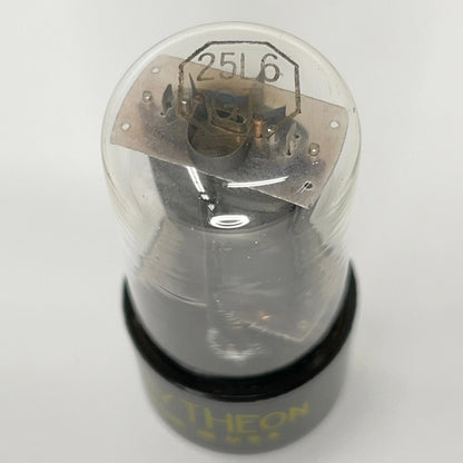(1) Tested Raytheon 25L6GT Tube Date Code 8-30 Raytheon 25L6 GT Beam Power Tube