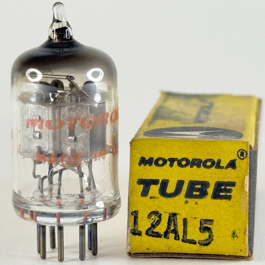 (1) Tested Motorola 12AL5 Tube with Box Date Code 59-04 Dual Diode Tube (b)