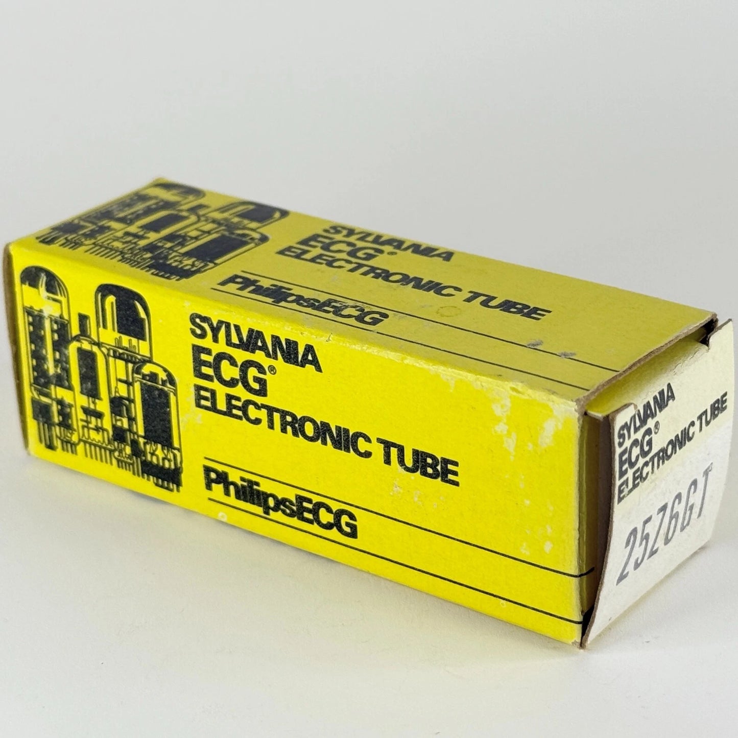 (1) Tested Sylvania Philips ECG Italy 25Z6GT Tube Code gc KCW with Box 25Z6 GT