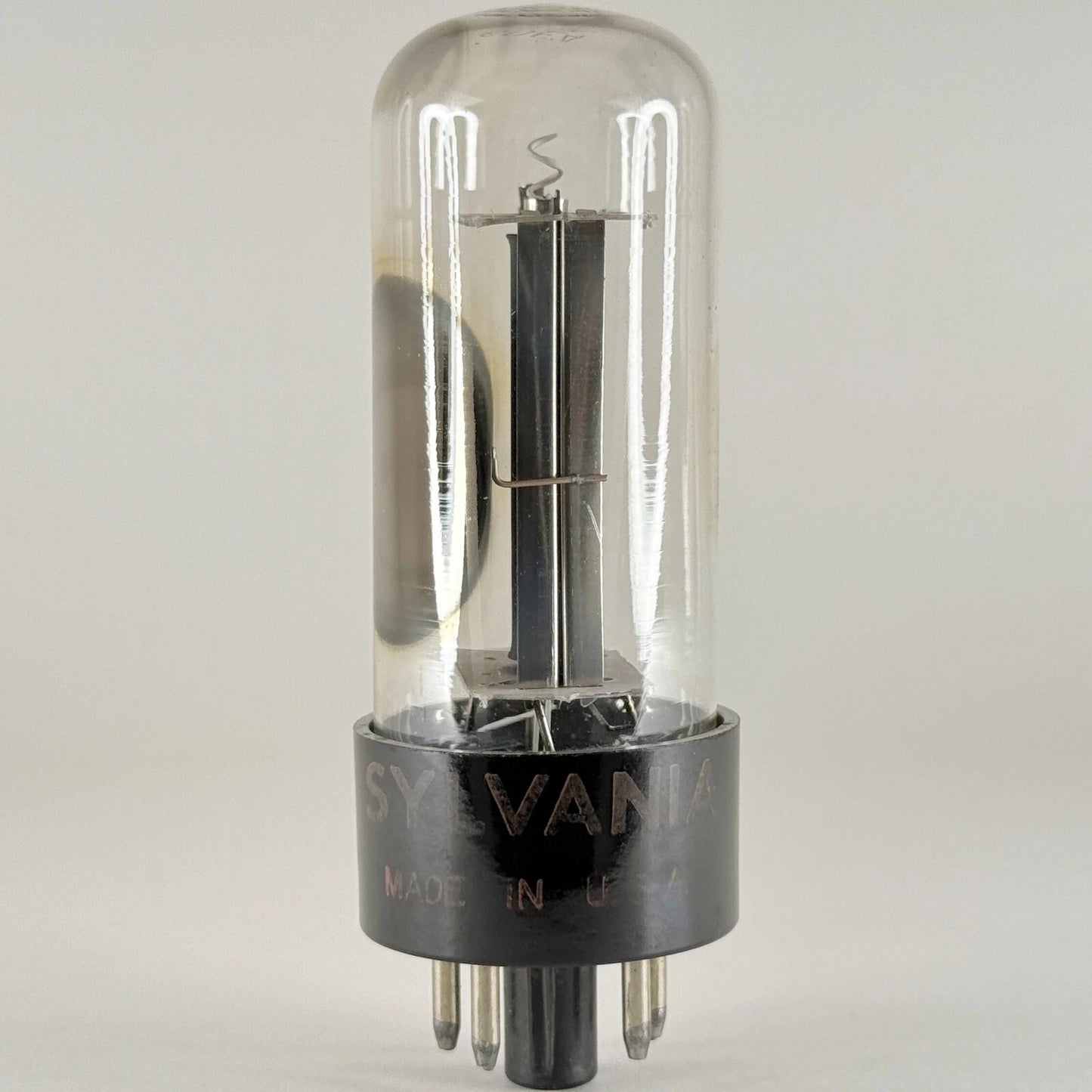 (1) Tested Sylvania 6DE4 Tube Date Code aa EDP Sylvania 6DE4 Half Wave Rectifier