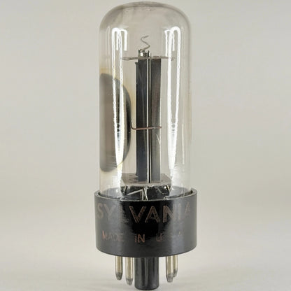 (1) Tested Sylvania 6DE4 Tube Date Code aa EDP Sylvania 6DE4 Half Wave Rectifier