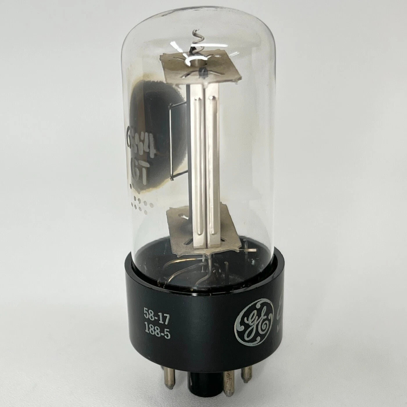 (1) Tested Strong GE 6W4GT Tube Date Code 58-17 General Electric 6W4 GT Tube