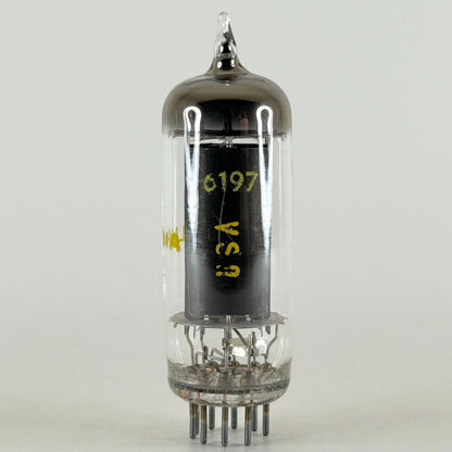 (1) Tested Sylvania 6197 Tube Date Code RE Power Pentode Vacuum Tube