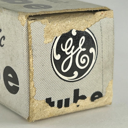 (1) Tested GE 12AT6 Tube with Box Code DE General Electric Twin Diode Triode
