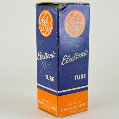 (1) Tested GE 6SJ7 Tube with Box Date Code 4-17 6SJ7 Sharp Cutoff Pentode Tube