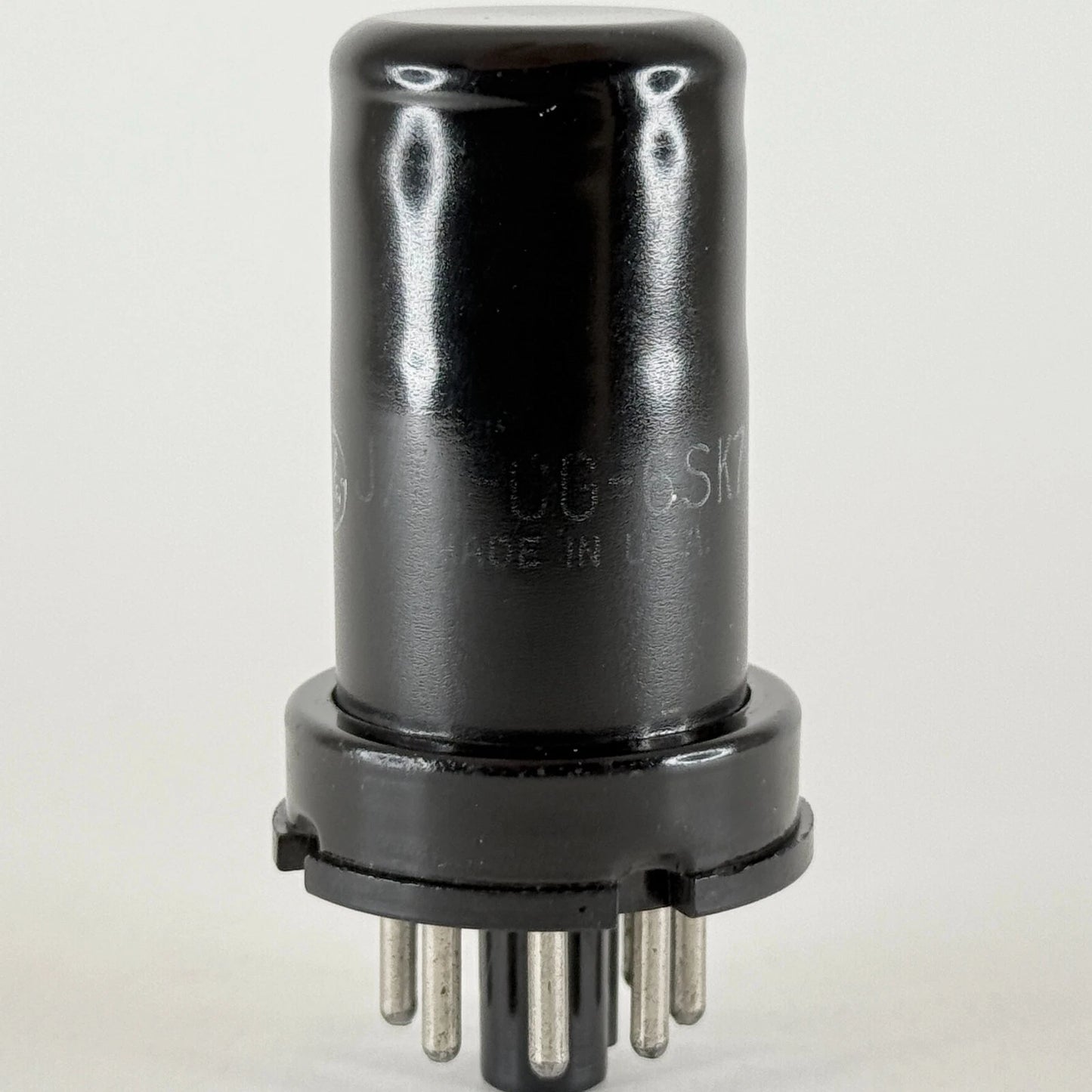 (1) Tested Strong GE JAN CG 6SK7 Tube Mil-Spec 6SK7 Remote Cutoff Pentode Tube